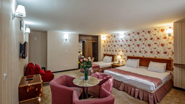 اتاق سه تخته 2 هتل سوئیت اصفهان